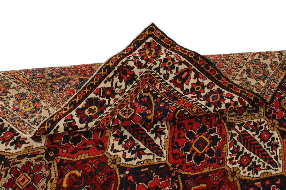 5x9 Red and Ivory Turkish Oushak Rug