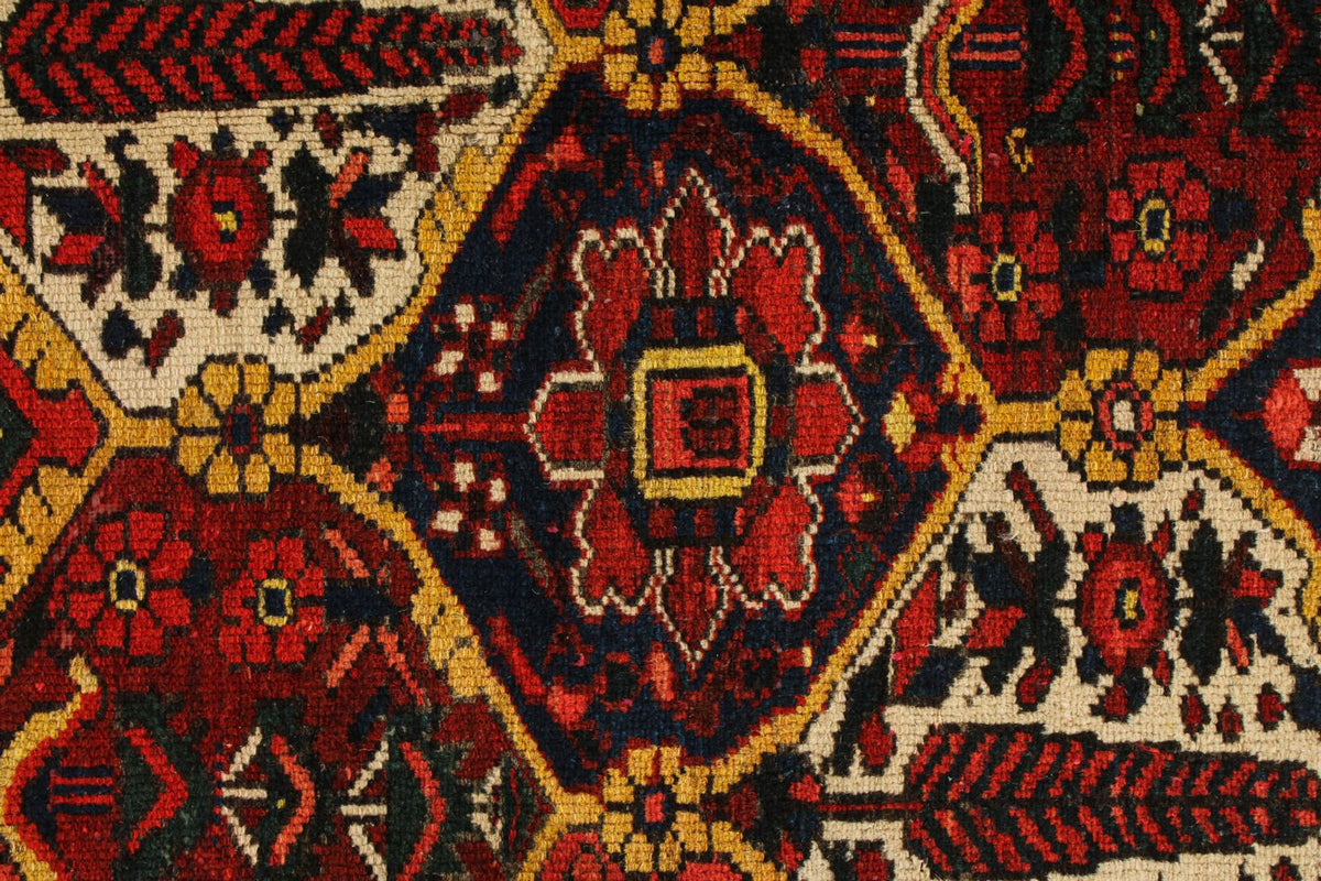 5x9 Red and Ivory Turkish Oushak Rug