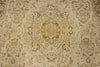 8x10 Ivory and Light Brown Turkish Traditional Rug
