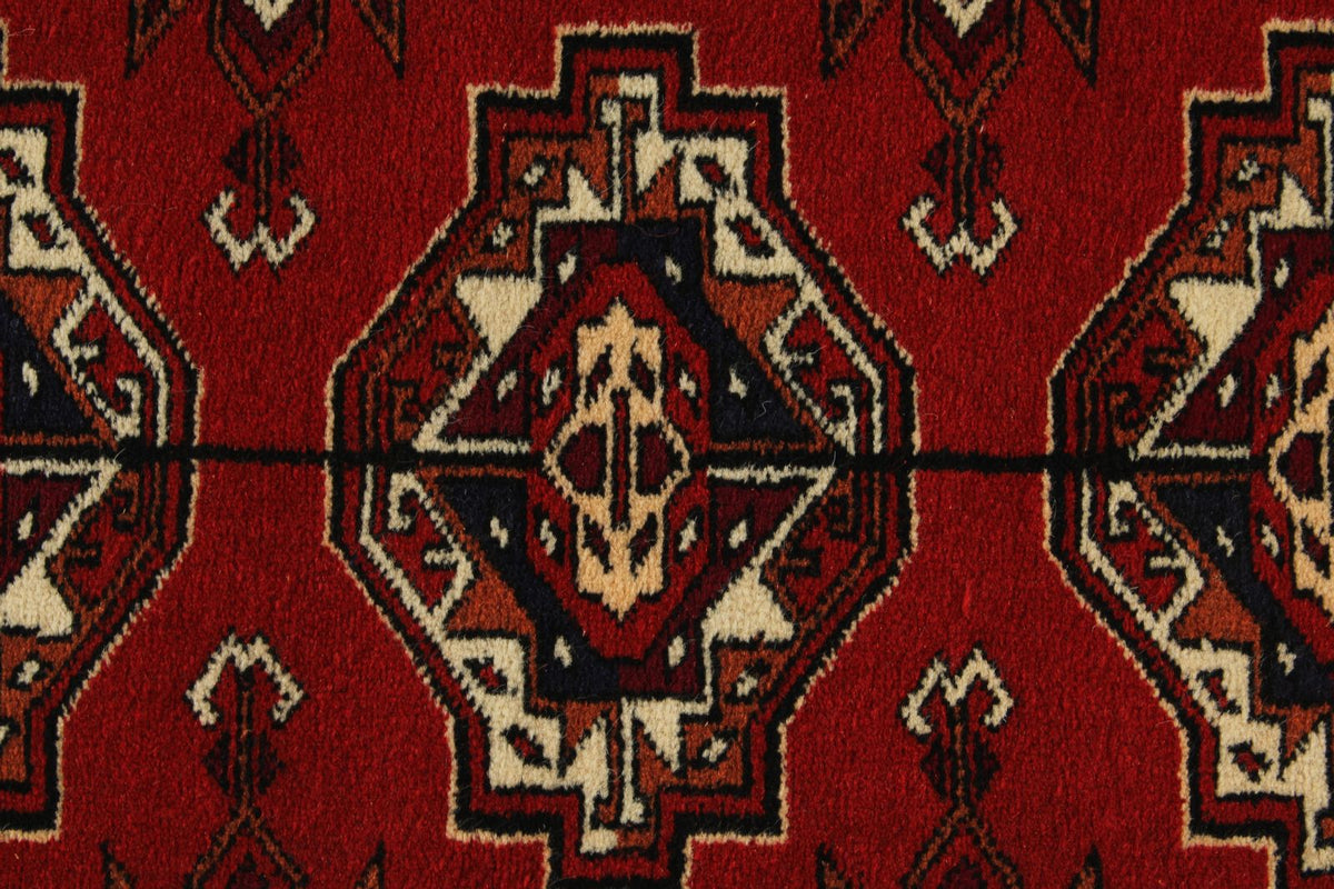 3x10 Red and Ivory Tribal Runner