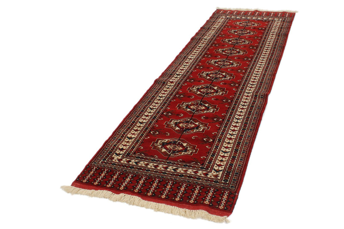 3x10 Red and Ivory Tribal Runner