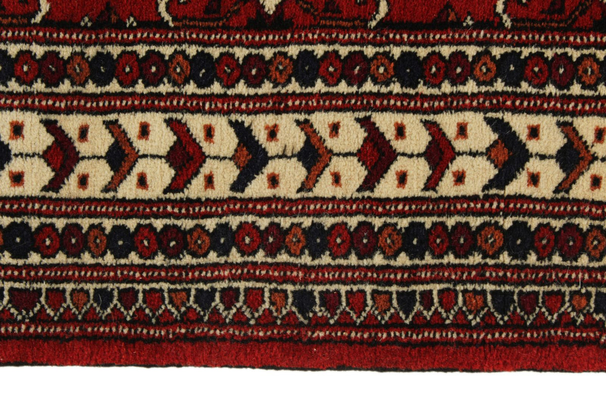 3x10 Red and Ivory Tribal Runner