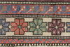 3x5 Purple and Multicolor Turkish Tribal Rug