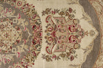 8x10 Ivory and Pink Turkish Traditional Rug