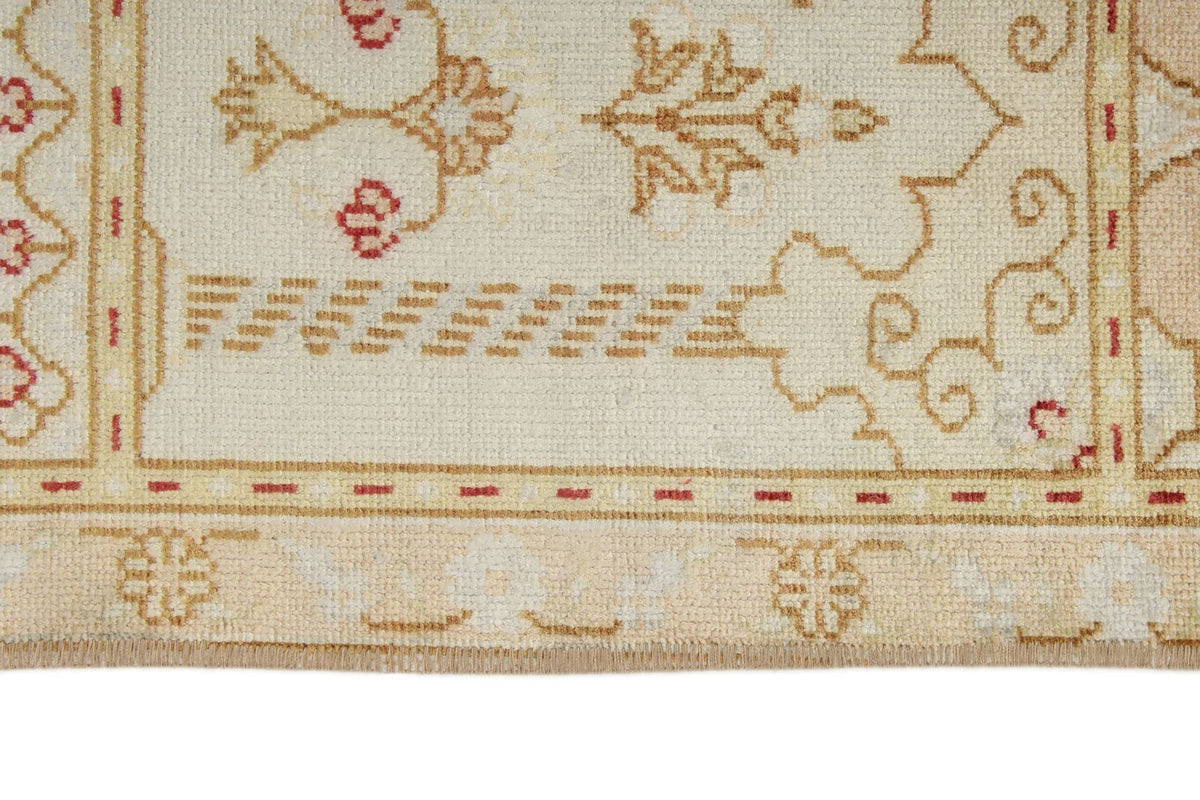 3x5 Ivory Turkish Silk Rug