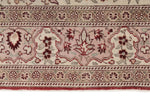 6x10 Red and Ivory Turkish Traditional Rug