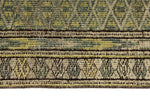 4x6 Green and Brown Anatolian Tribal Rug