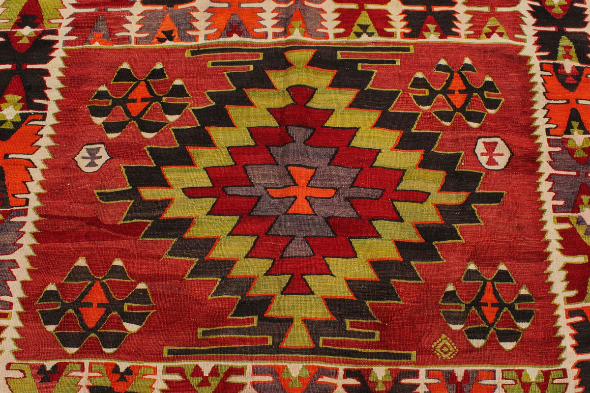 5x14 Multicolor Turkish Tribal Runner