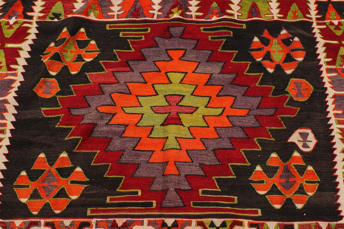 5x14 Multicolor Turkish Tribal Runner