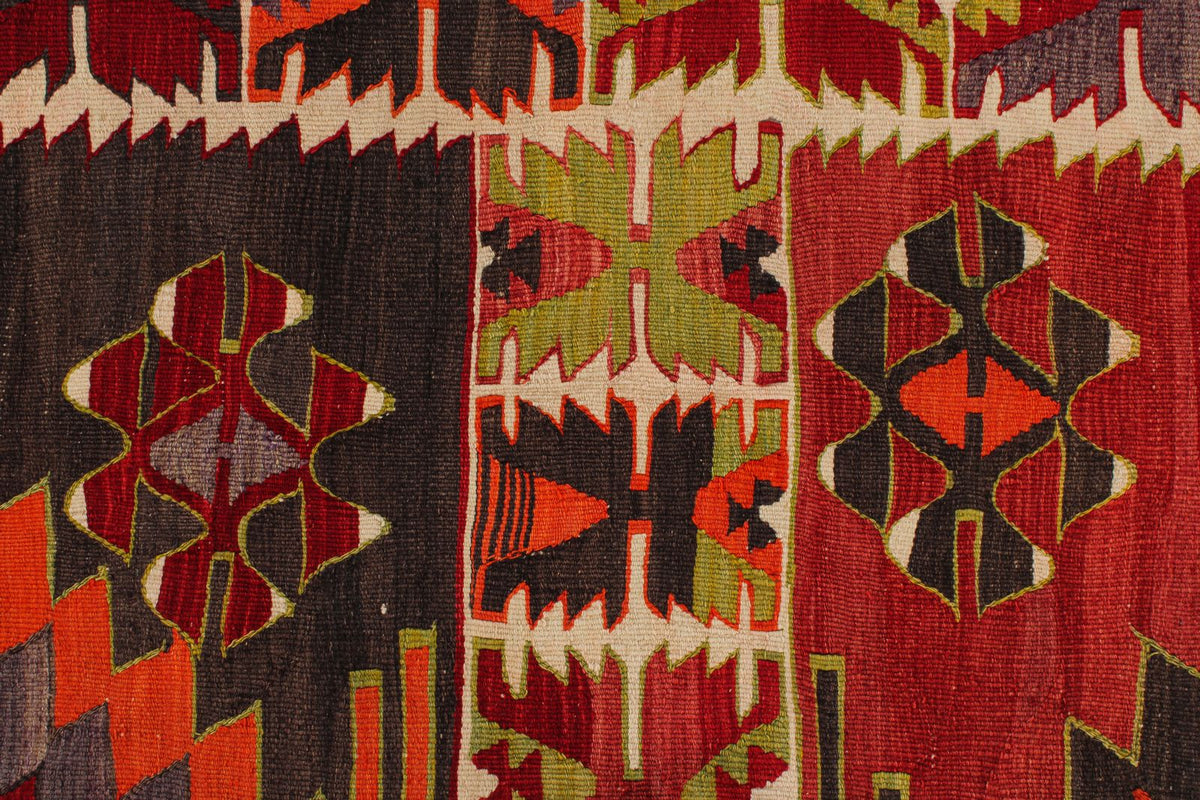 5x14 Multicolor Turkish Tribal Runner