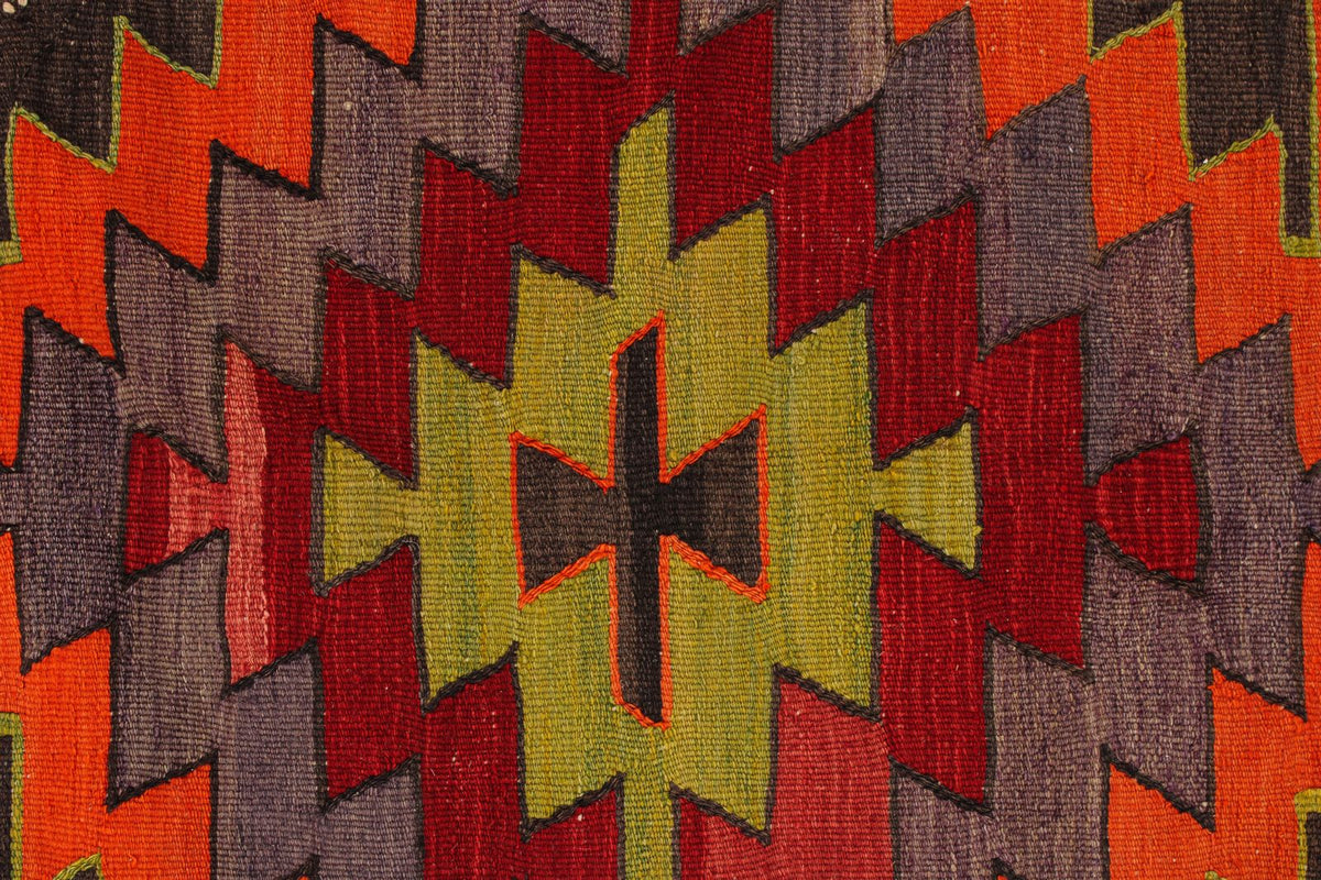 5x14 Multicolor Turkish Tribal Runner