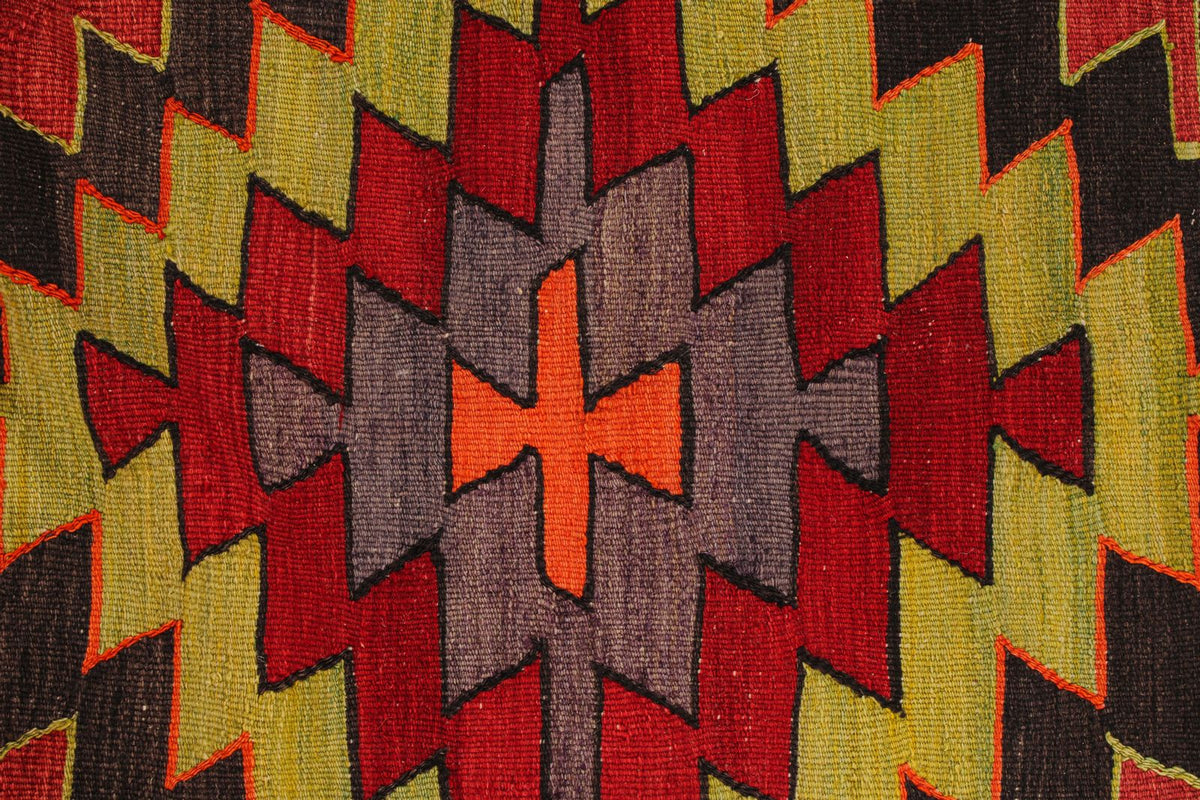 5x14 Multicolor Turkish Tribal Runner