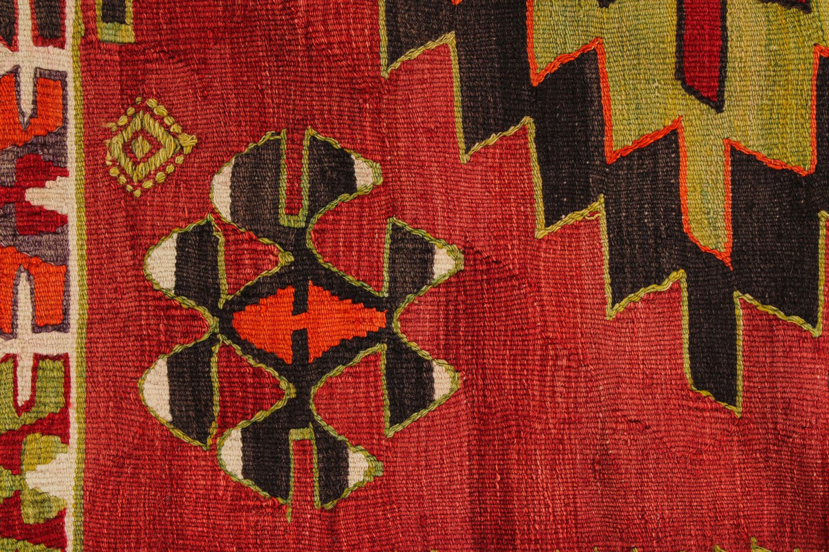 5x14 Multicolor Turkish Tribal Runner