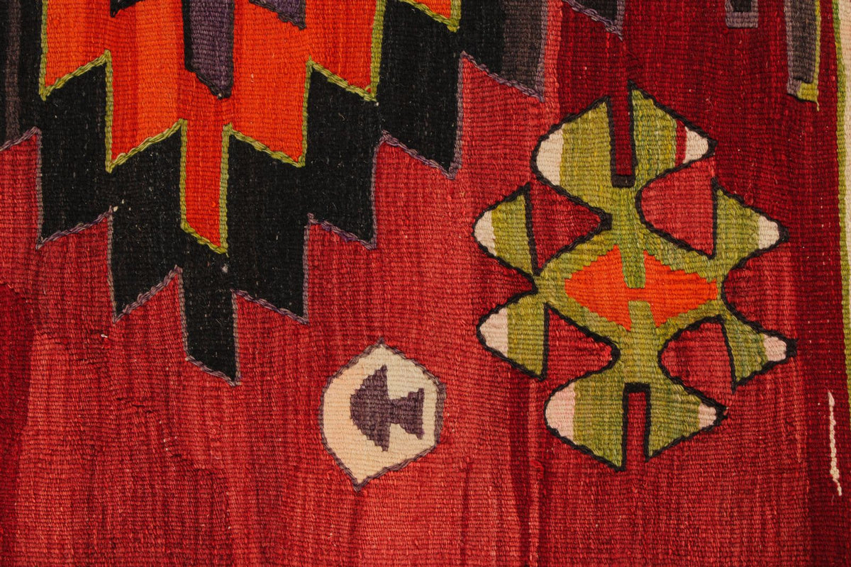 5x14 Multicolor Turkish Tribal Runner