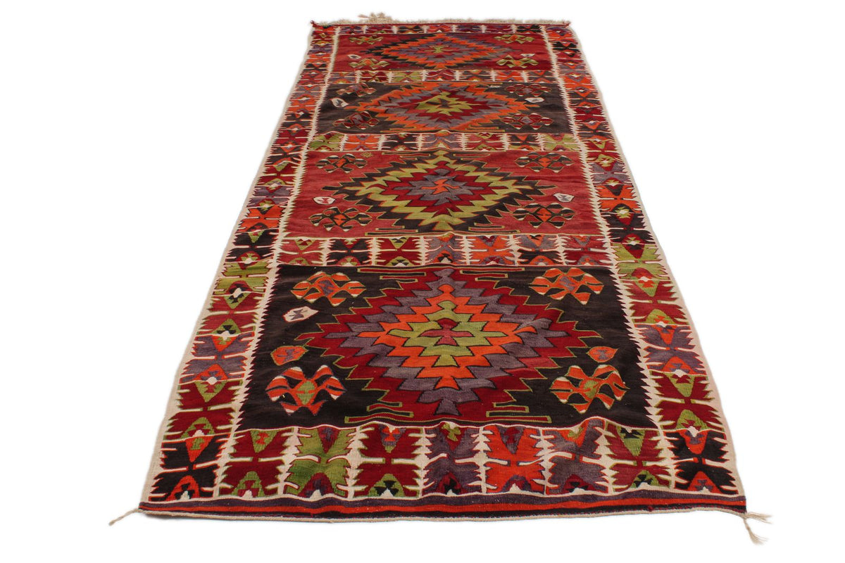 5x14 Multicolor Turkish Tribal Runner