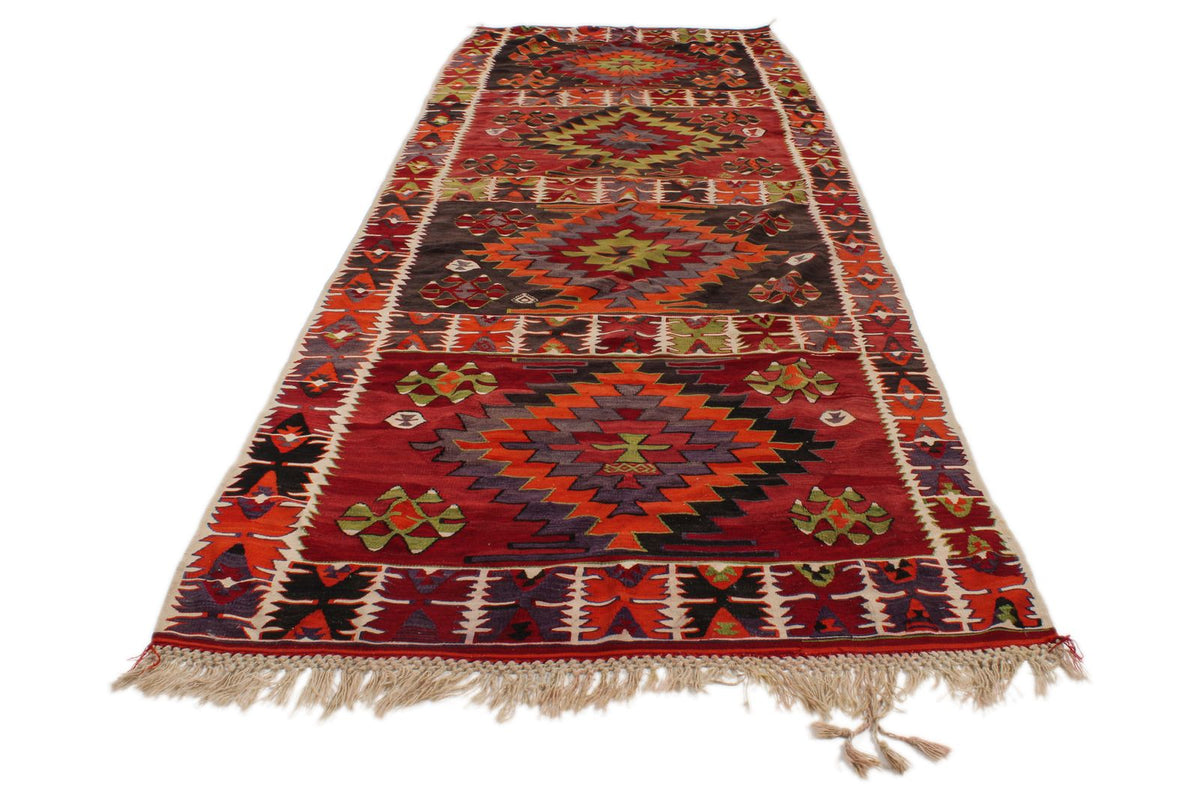 5x14 Multicolor Turkish Tribal Runner