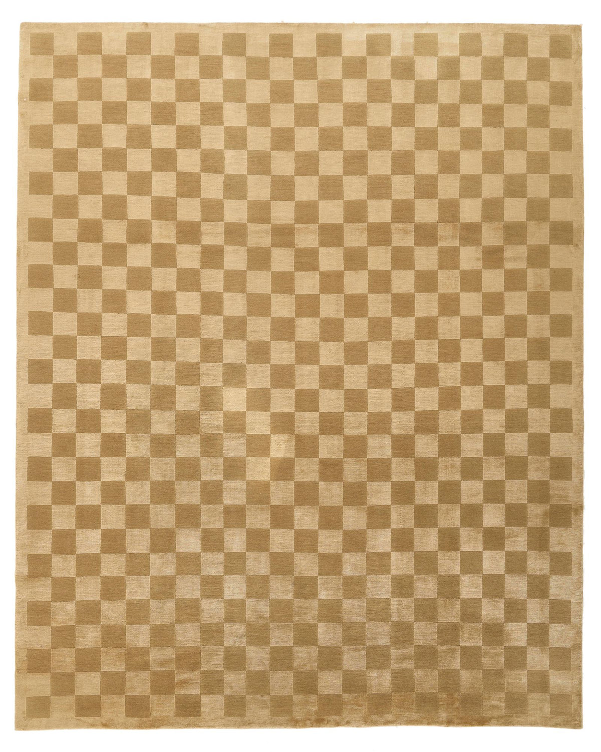 8x10 Gold and Beige Modern Contemporary Rug