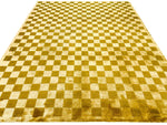 8x10 Gold and Beige Modern Contemporary Rug