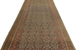 6x16 Brown and Black Traditional Rug