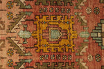3x13 Rust and Brown Persian Hamadan Distressed Area Runner