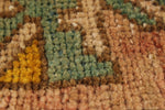 3x13 Rust and Brown Persian Hamadan Distressed Area Runner