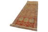 3x13 Rust and Brown Persian Hamadan Distressed Area Runner