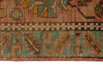 3x13 Rust and Brown Persian Hamadan Distressed Area Runner