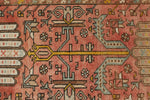 3x12 Rust and Yellow Persian Heriz Runner