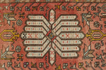3x12 Rust and Yellow Persian Heriz Runner