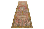 3x12 Rust and Yellow Persian Heriz Runner