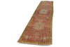 3x12 Rust and Yellow Persian Heriz Runner