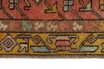 3x12 Rust and Yellow Persian Heriz Runner