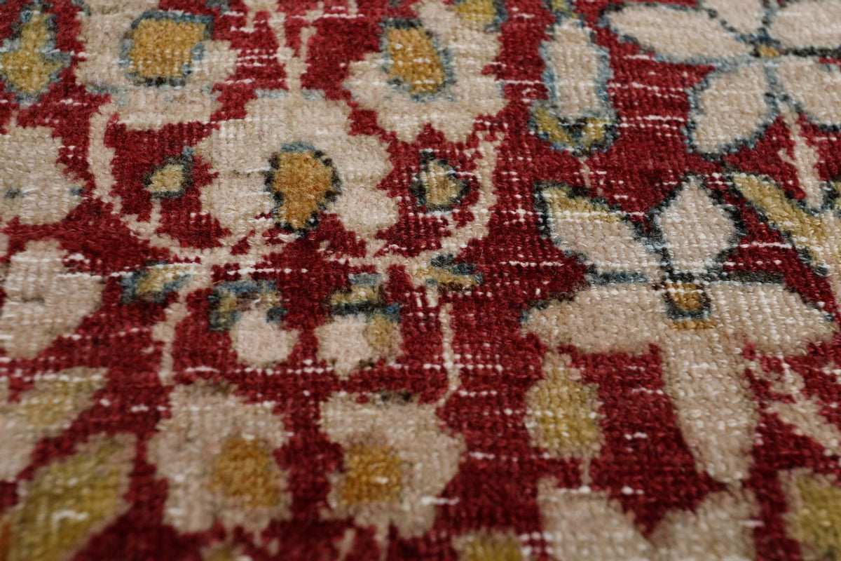 16x25 Pink and Ivory Persian Kerman Rug