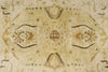 6x8 Gold and Brown Turkish Silk Rug