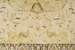 6x8 Gold and Brown Turkish Silk Rug