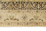 6x8 Gold and Brown Turkish Silk Rug