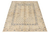 4x6 Beige and Gray Turkish Traditional Rug