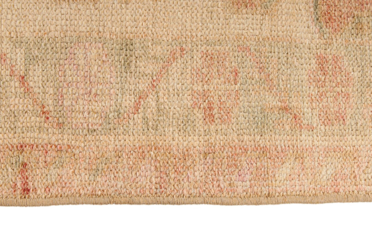 3x6 Rust and Beige Turkish Tribal Runner