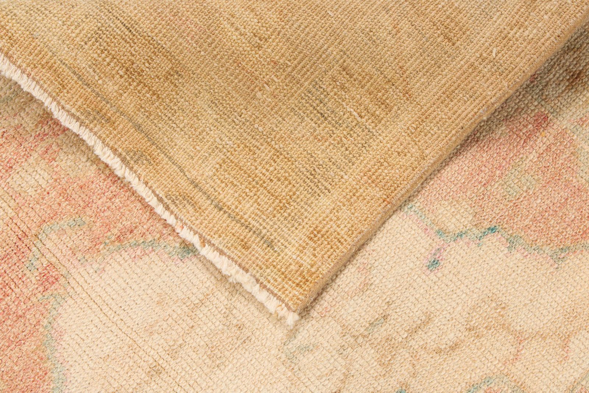 3x6 Rust and Beige Turkish Tribal Runner
