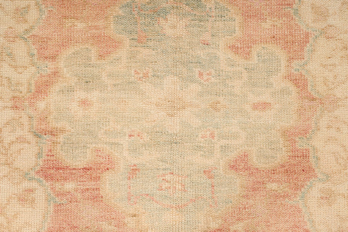 3x6 Rust and Beige Turkish Tribal Runner