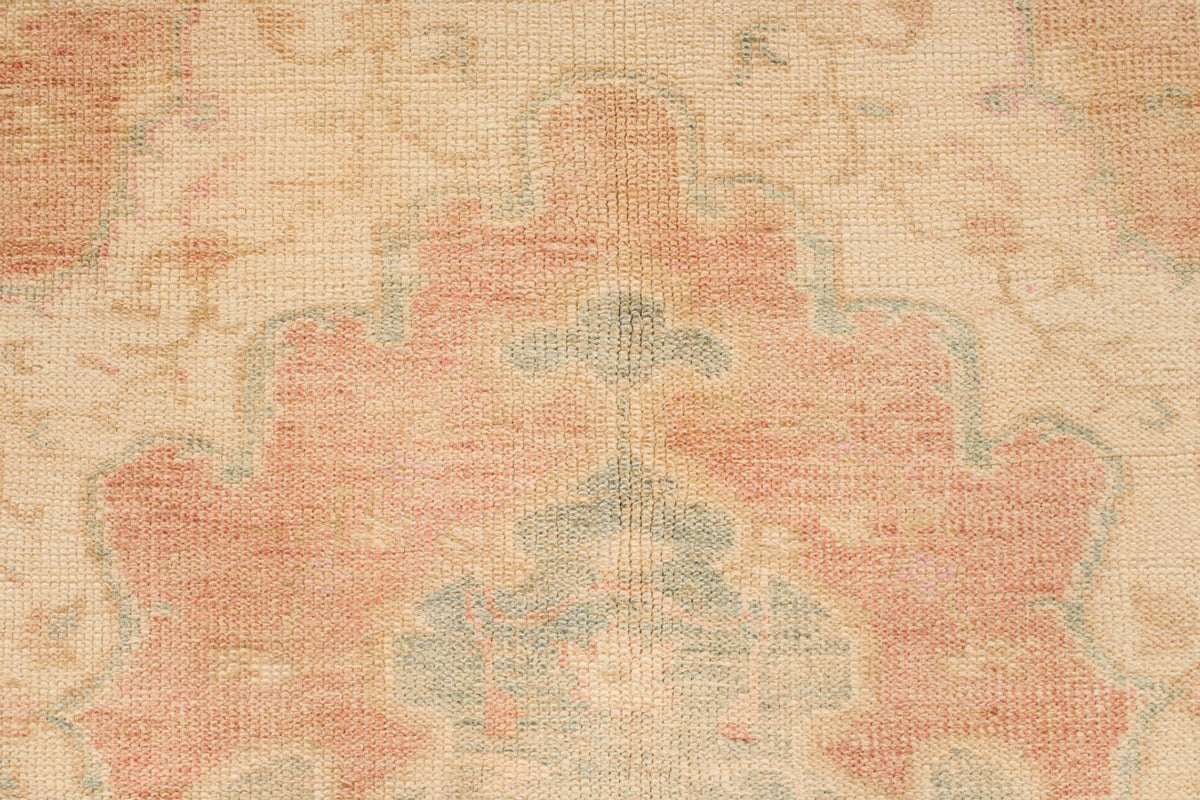 3x6 Rust and Beige Turkish Tribal Runner