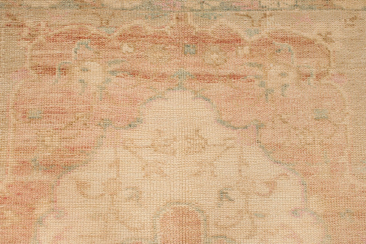3x6 Rust and Beige Turkish Tribal Runner