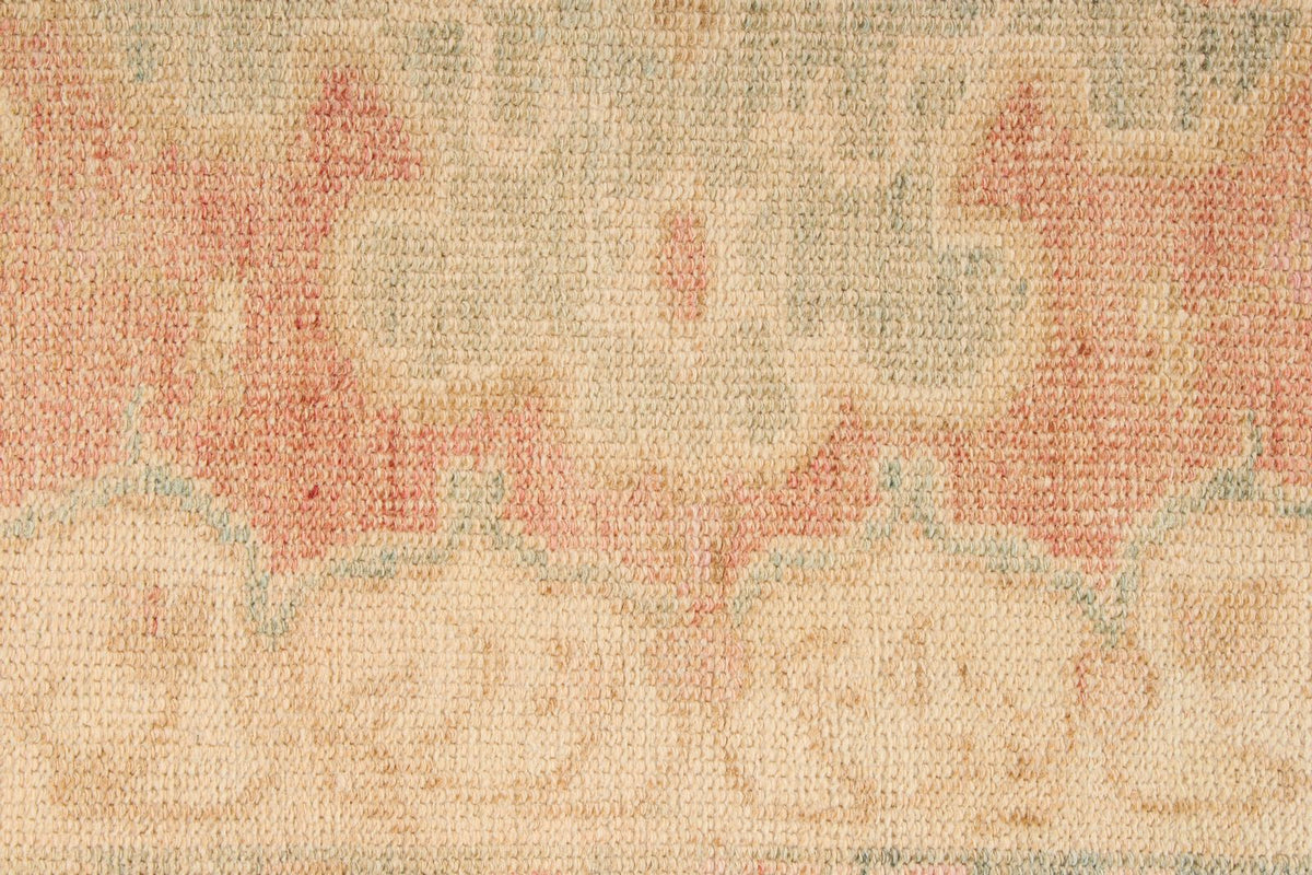 3x6 Rust and Beige Turkish Tribal Runner