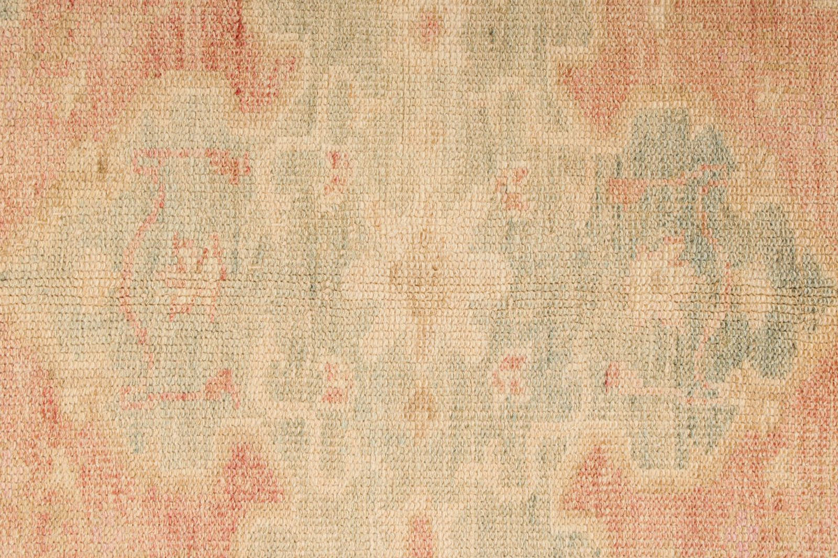 3x6 Rust and Beige Turkish Tribal Runner