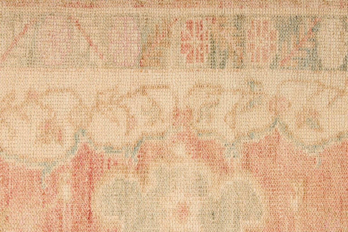 3x6 Rust and Beige Turkish Tribal Runner