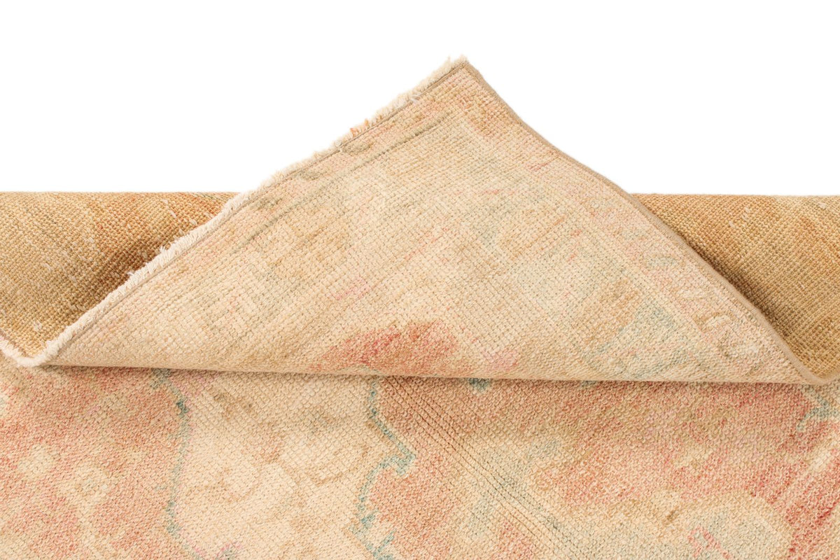 3x6 Rust and Beige Turkish Tribal Runner
