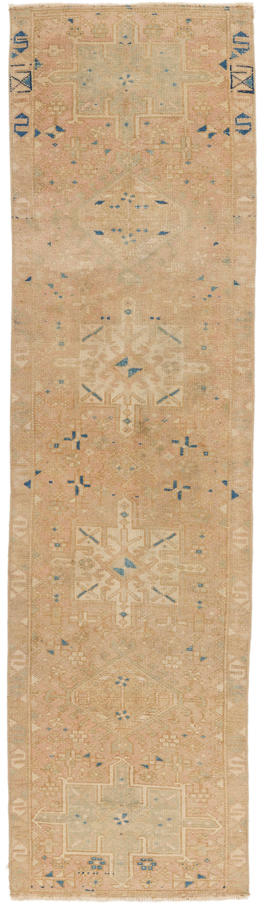 2x8 Rust and Beige Persian Runner