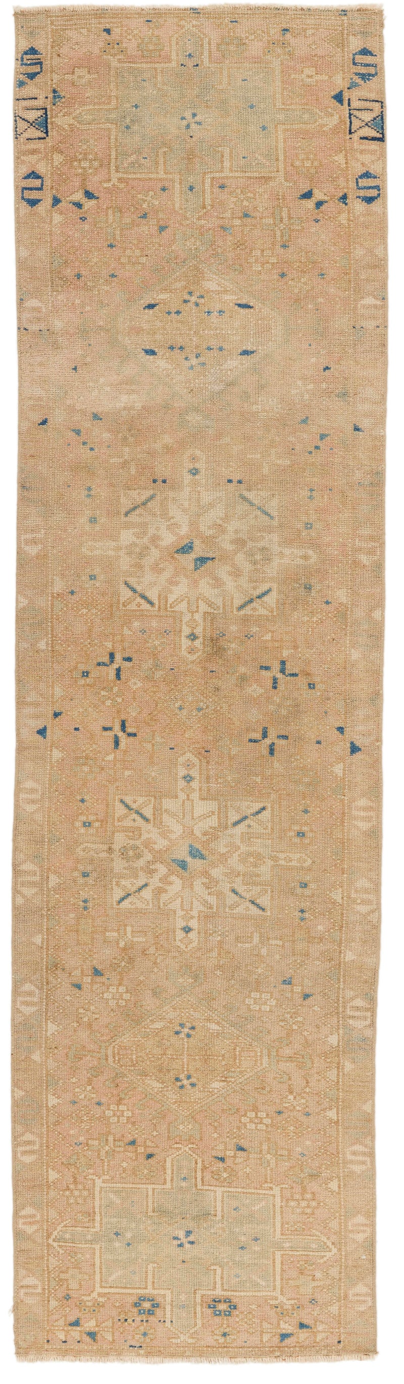 2x8 Rust and Beige Persian Runner
