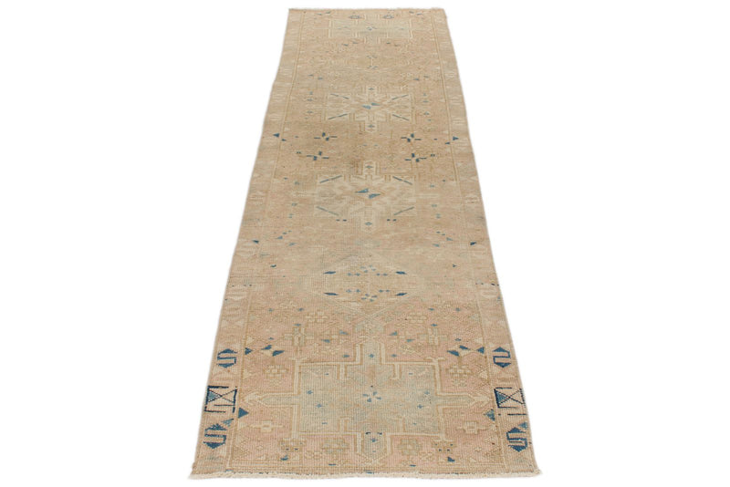 2x8 Rust and Beige Persian Runner