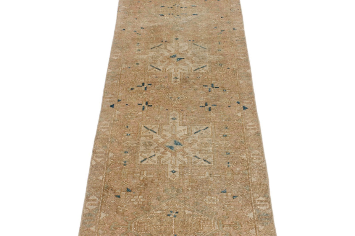 2x8 Rust and Beige Persian Runner